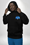 BMW Mavi M3 Cabrio Erkek Kadın Siyah Ön Sırt Baskılı Kapüşonlu Sweatshirt Hoodie