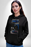 Porsche GT3 Japon Stil Performans Tasarımı Erkek Kadın Siyah Dijital Baskılı Kapüşonlu Sweatshirt Hoodie
