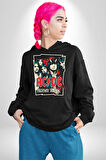 AC/DC Highway to Hell Rock Tasarım Erkek Kadın Siyah Dijital Baskılı Kapüşonlu Sweatshirt Hoodie