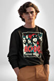 AC/DC Highway to Hell Rock Tasarım Erkek Kadın Unisex Dijital Baskılı Siyah Sweatshirt