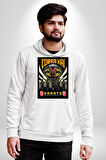 Cobra Kai Yılan Karete Dizi Film Erkek Kadın Beyaz Dijital Baskılı Kapüşonlu Sweatshirt Hoodie