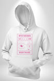 Mason Gözü Shirli Göz Kişilik Sokak Tasarımı Erkek Kadın Beyaz Dijital Baskılı Kapüşonlu Sweatshirt Hoodie