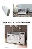 PATİKO R 131 ASANSÖRLÜ BÜYÜYEBİLEN BEŞİK YATAK VE UYKU SETİ İLE BİRLİKTE