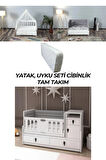 PATİKO R131 ASANSÖRLÜ BÜYÜYEBİLEN BEŞİK YATAK UYKU SETİ CİBİNLİK TAM TAKIM