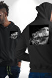 Blurry Kapak Kadınlar Costa Albüm Erkek Kadın Siyah Ön Sırt Baskılı Kapüşonlu Sweatshirt Hoodie