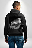 Blurry Kapak Kadınlar Costa Albüm Erkek Kadın Siyah Ön Sırt Baskılı Kapüşonlu Sweatshirt Hoodie