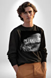 Blurry Kapak Kadınlar Costa Albüm Erkek Kadın Unisex Dijital Baskılı Siyah Sweatshirt