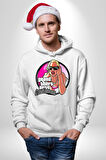 GTA San Andreas Retro Oyun Tasarım Erkek Kadın Beyaz Dijital Baskılı Kapüşonlu Sweatshirt Hoodie