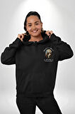 İshak Kurbanı Erkek Kadın Siyah Ön Sırt Baskılı Kapüşonlu Sweatshirt Hoodie