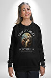 İshak Kurbanı Erkek Kadın Unisex Dijital Baskılı Siyah Sweatshirt