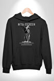 Modern Sanat Yunan Kadın Melek Erkek Kadın Siyah Dijital Baskılı Kapüşonlu Sweatshirt Hoodie