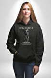 Modern Sanat Yunan Kadın Melek Erkek Kadın Siyah Dijital Baskılı Kapüşonlu Sweatshirt Hoodie