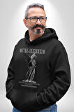 Modern Sanat Yunan Kadın Melek Erkek Kadın Siyah Dijital Baskılı Kapüşonlu Sweatshirt Hoodie