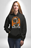 Cool Köpek Hapishane Güneş Gözlük Erkek Kadın Siyah Dijital Baskılı Kapüşonlu Sweatshirt Hoodie
