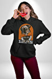 Cool Köpek Hapishane Güneş Gözlük Erkek Kadın Siyah Dijital Baskılı Kapüşonlu Sweatshirt Hoodie