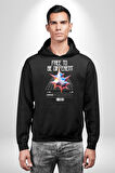 Farklı Olmak Zorundayım Erkek Kadın Siyah Dijital Baskılı Kapüşonlu Sweatshirt Hoodie