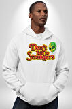 Uzaylı Yabancılarla Konuşma Erkek Kadın Beyaz Dijital Baskılı Kapüşonlu Sweatshirt Hoodie