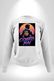 Cobra Kai Erkek Kadın Unisex Dijital Baskılı Beyaz Sweatshirt