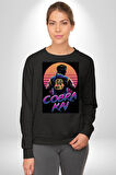 Cobra Kai Erkek Kadın Unisex Dijital Baskılı Siyah Sweatshirt