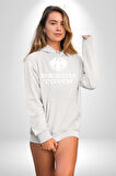 Maroon Eagle School Logolu T-Shirt Tasarımı Erkek Kadın Beyaz Dijital Baskılı Kapüşonlu Sweatshirt Hoodie