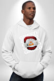Dudak Dolar Açgözlülük Simgesi Erkek Kadın Beyaz Dijital Baskılı Kapüşonlu Sweatshirt Hoodie