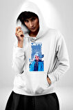 Valorant Jett Fan Art Tişört Tasarımı Erkek Kadın Beyaz Dijital Baskılı Kapüşonlu Sweatshirt Hoodie