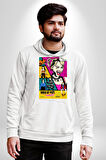 Harley Quinn: Birds of Prey Comic Film Afişi Erkek Kadın Beyaz Dijital Baskılı Kapüşonlu Sweatshirt Hoodie