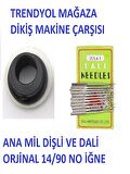DİKİŞ MAKİNE ÇARŞISI Singer 1301-1288-1280 ve Moderno 2 Ana mil dişlisi ve DALİ ORİJİNAL 14 NO İĞNE