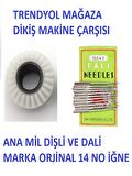 DİKİŞ MAKİNE ÇARŞISI Singer 1301-1288-1280 ve Moderno 2 Ana mil dişlisi ve DALİ ORİJİNAL 14 NO İĞNE