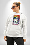 Umbrella Academy Erkek Kadın Beyaz Dijital Baskılı Kapüşonlu Sweatshirt Hoodie