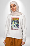 Umbrella Academy Erkek Kadın Unisex Dijital Baskılı Beyaz Sweatshirt