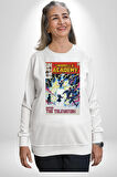 Umbrella Academy Erkek Kadın Unisex Dijital Baskılı Beyaz Sweatshirt