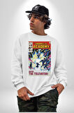 Umbrella Academy Erkek Kadın Unisex Dijital Baskılı Beyaz Sweatshirt