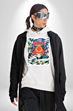 Satranç Kralicesi Dizi The Queen's Gambit Erkek Kadın Beyaz Dijital Baskılı Kapüşonlu Sweatshirt Hoodie