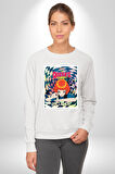 Satranç Kralicesi Dizi The Queen's Gambit Erkek Kadın Unisex Dijital Baskılı Beyaz Sweatshirt