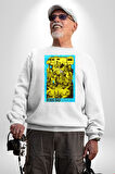 Breaking Bad Dizi Erkek Kadın Unisex Dijital Baskılı Beyaz Sweatshirt