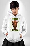 Dağınık Majestileri Hıristiyan Sokak Stili  Erkek Kadın Beyaz Dijital Baskılı Kapüşonlu Sweatshirt Hoodie