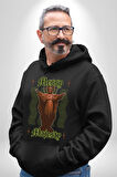 Dağınık Majestileri Hıristiyan Sokak Stili  Erkek Kadın Siyah Dijital Baskılı Kapüşonlu Sweatshirt Hoodie