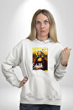 Monalisa Elektrik Özel Yapay Zeka Tasarımı  Erkek Kadın Beyaz Dijital Baskılı Kapüşonlu Sweatshirt Hoodie