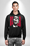 Mr Bean Kaçış Erkek Kadın Siyah Dijital Baskılı Kapüşonlu Sweatshirt Hoodie