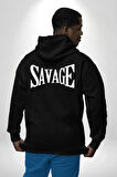 Embrace the Journey Tasarım Erkek Kadın Siyah Ön Sırt Baskılı Kapüşonlu Sweatshirt Hoodie