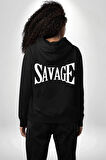 Embrace the Journey Tasarım Erkek Kadın Siyah Ön Sırt Baskılı Kapüşonlu Sweatshirt Hoodie