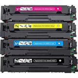 Tecprint Hp 415A-W2033A Uyumlu Muadil Toner (CMYK) Kırmızı Sarı Mavi Siyah) SET TAKIM- Çipli / M455 / M480 / M454 / M478 / M479