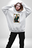 One Piece Anime Roronoa Zoro Erkek Kadın Beyaz Dijital Baskılı Kapüşonlu Sweatshirt Hoodie