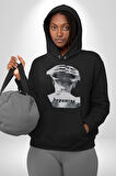 Dopamine Sanat Tasarımı Erkek Kadın Siyah Dijital Baskılı Kapüşonlu Sweatshirt Hoodie