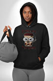 Espresso Patronum Kahve Temalı Tasarım Erkek Kadın Siyah Dijital Baskılı Kapüşonlu Sweatshirt Hoodie