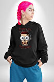 Espresso Patronum Kahve Temalı Tasarım Erkek Kadın Siyah Dijital Baskılı Kapüşonlu Sweatshirt Hoodie