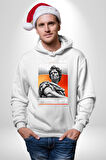 Julius Sezar Antil Heykel Erkek Kadın Beyaz Dijital Baskılı Kapüşonlu Sweatshirt Hoodie