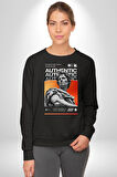 Julius Sezar Antil Heykel Erkek Kadın Unisex Dijital Baskılı Siyah Sweatshirt