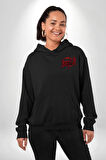 Death Metal Gotik ve Korku Temalı Tasarım Erkek Kadın Siyah Ön Sırt Baskılı Kapüşonlu Sweatshirt Hoodie